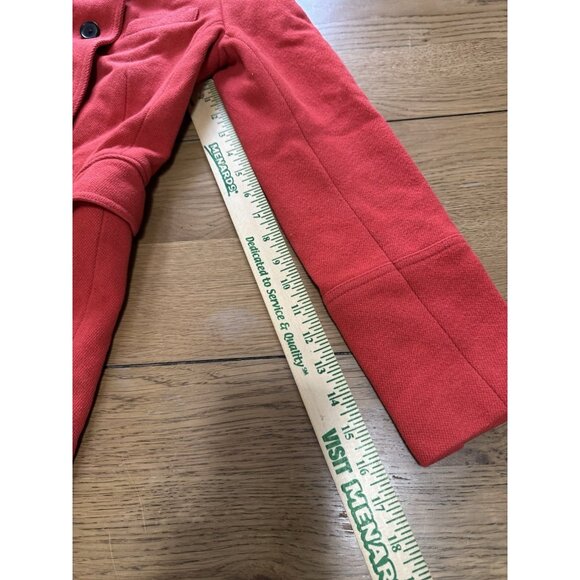 J CREW Lady Day Coat‎ Wool Blend Size 0 Peacoat Classic City Professional Office - Picture 7 of 13